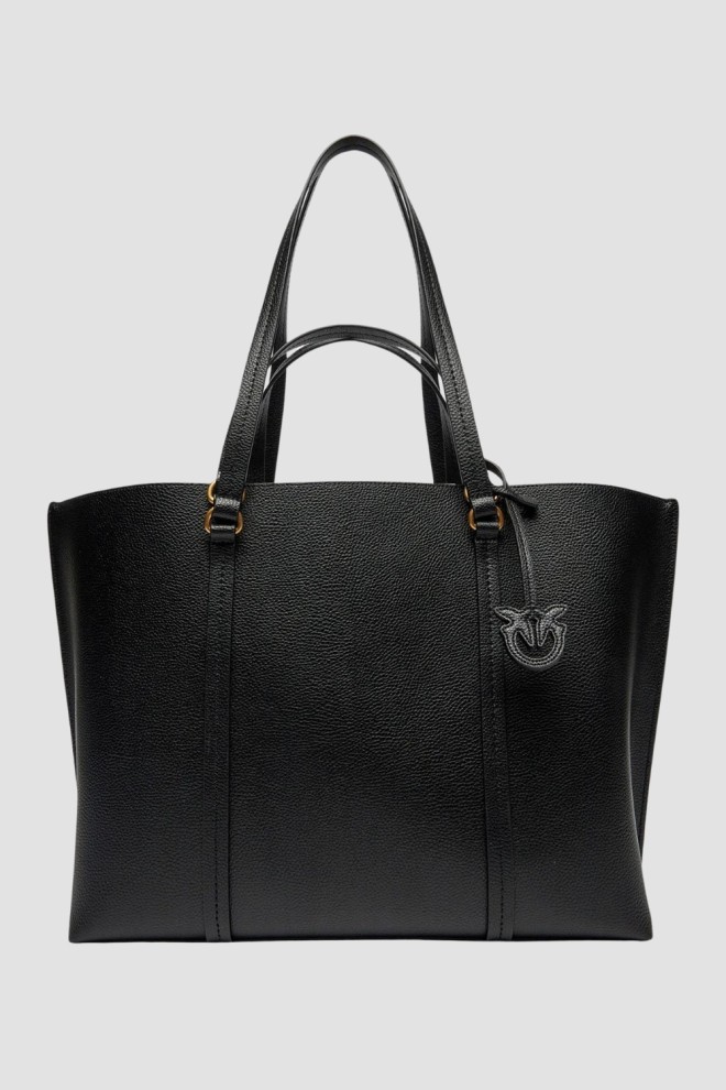 PINKO Black Carrie shopper bag