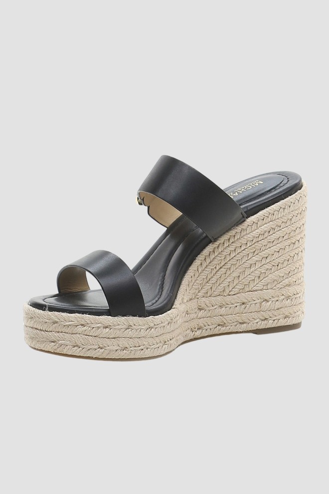 MICHAEL KORS Black Lucinda Wedge sandals