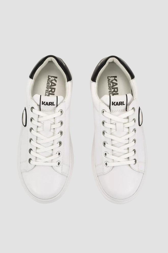 KARL LAGERFELD White Kapri Nft Lo Lace sneakers