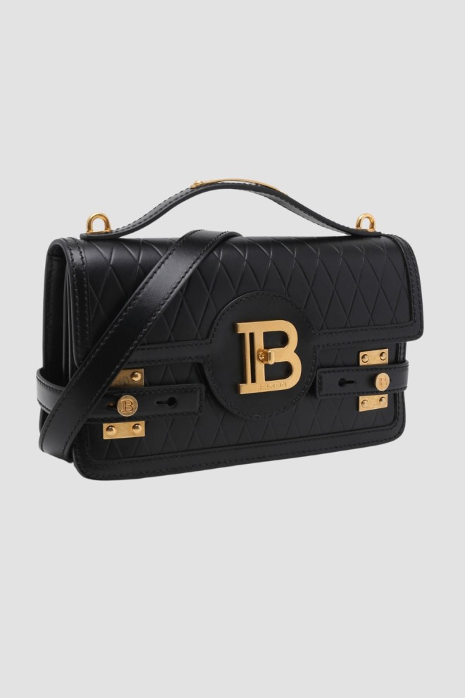 Сумочка BALMAIN Black B-buzz Shoulder 24-Cuir EMB