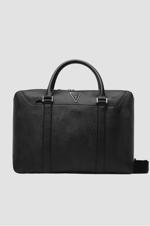 GUESS Black Parma briefcase