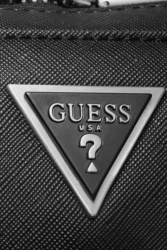 GUESS Black Parma briefcase