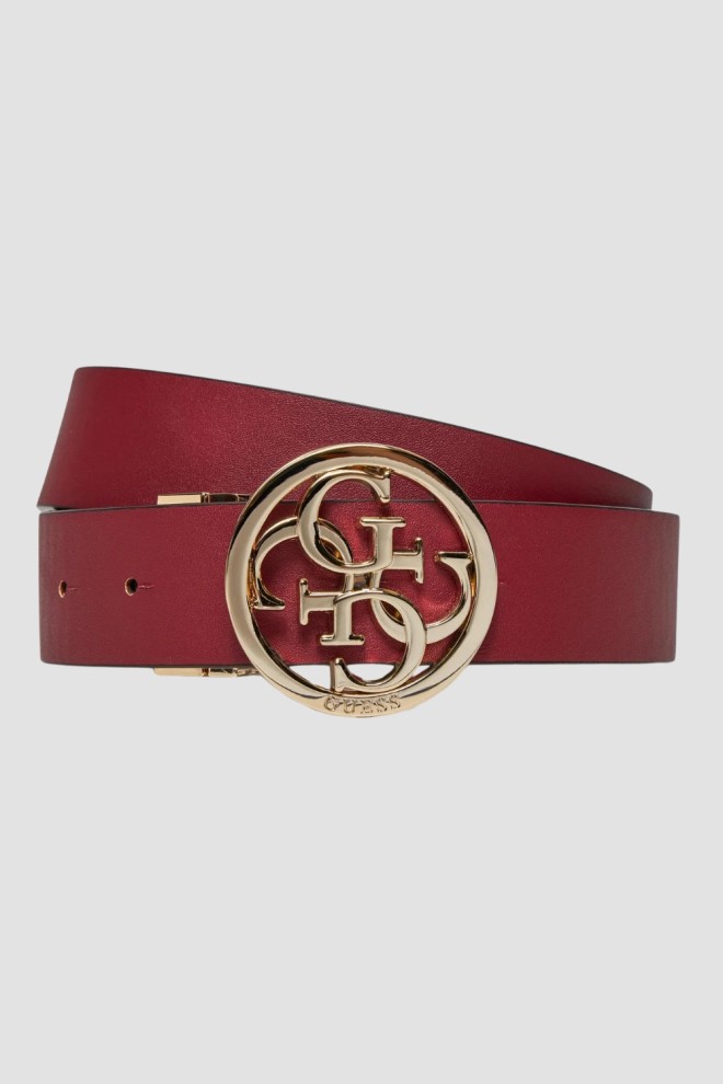 GUESS Brown Two-Sided Noelle Belt