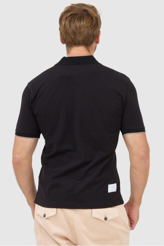 LA MARTINA Black men's polo...