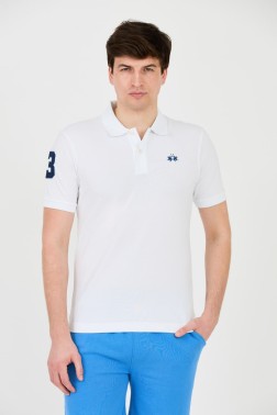 LA MARTINA Białe męskie...