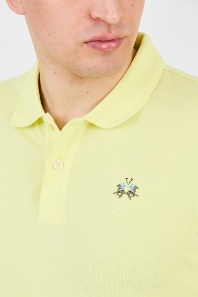 Polo LA MARTINA Lemon pentru bărbați cu logo mic