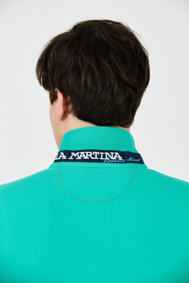 Polo pentru bărbați LA MARTINA Emerald cu logo mic