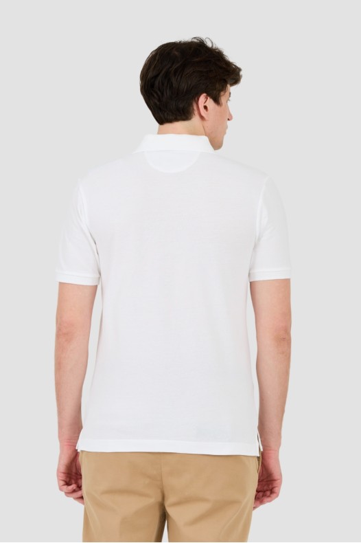 LA MARTINA Polo alb pentru...