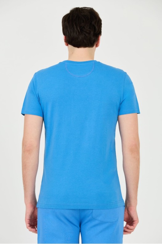 LA MARTINA Blue t-shirt...