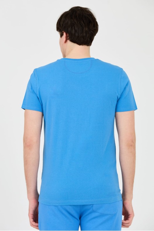 LA MARTINA Blue t-shirt...