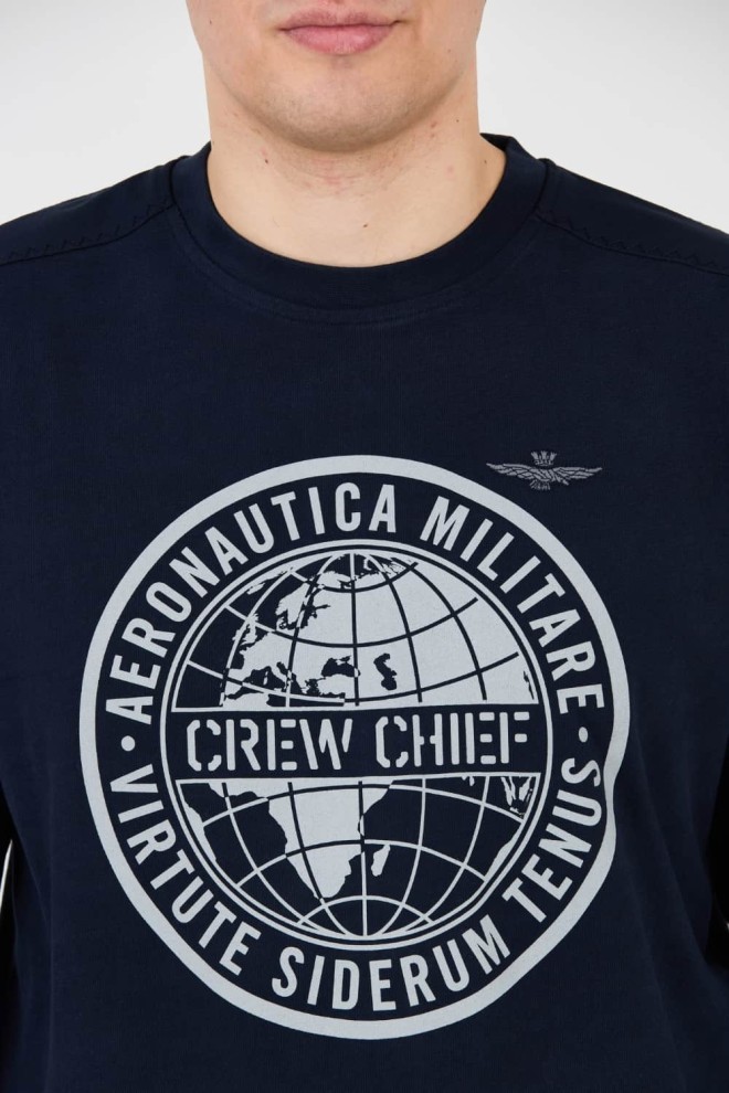 AERONAUTICA MILITARE Navy blue sweatshirt