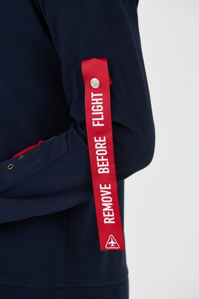 AERONAUTICA MILITARE Hanorac albastru marin pentru bărbați