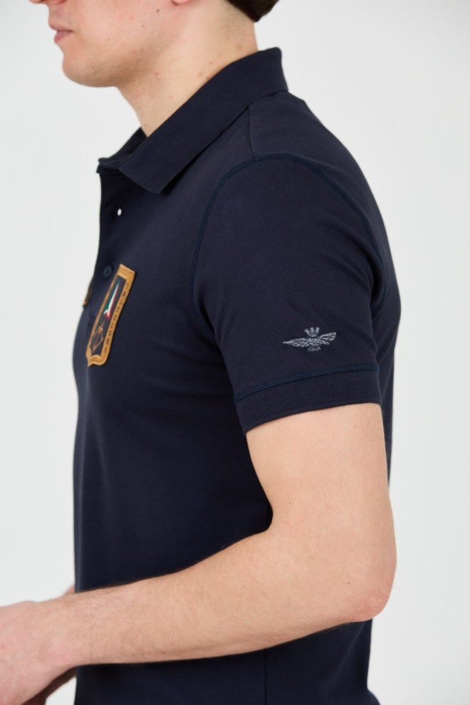 AERONAUTICA MILITARE Navy blue Frecce Tricolori polo