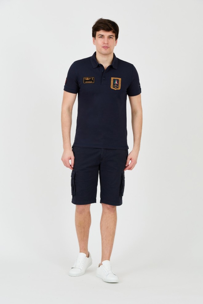 AERONAUTICA MILITARE Navy blue Frecce Tricolori polo