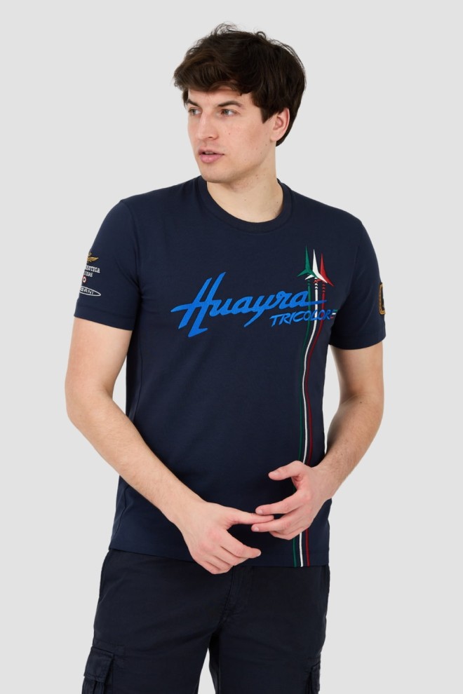 AERONAUTICA MILITARE Navy Blue Short Sleeve T-Shirt