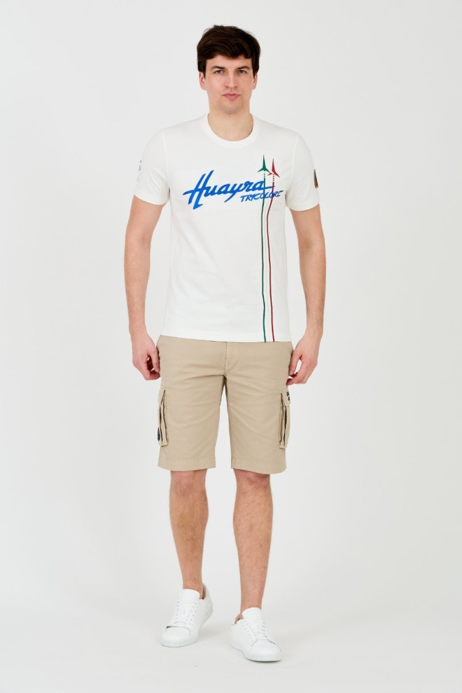 AERONAUTICA MILITARE Biały t-shirt Short Sleeve