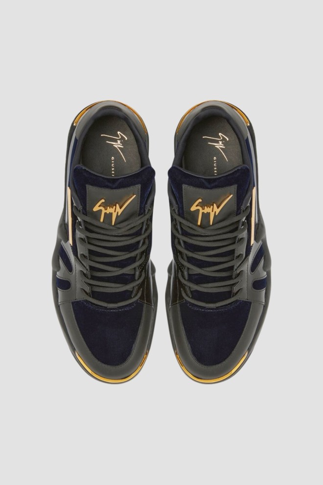 GIUSEPPE ZANOTTI navy blue sneakers