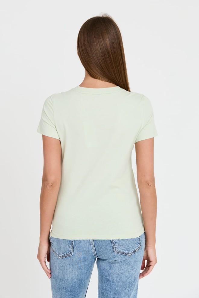 GUESS Mint Bumbac Icon Tee pentru femei