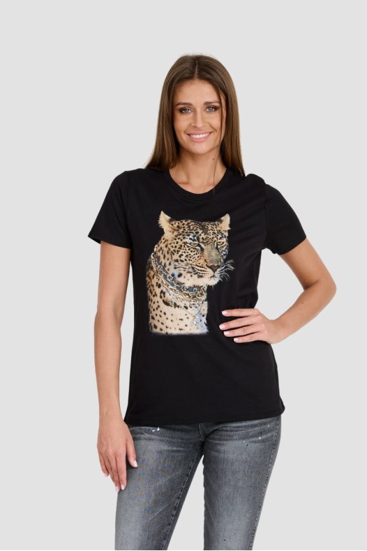 GUESS Czarny T-shirt...