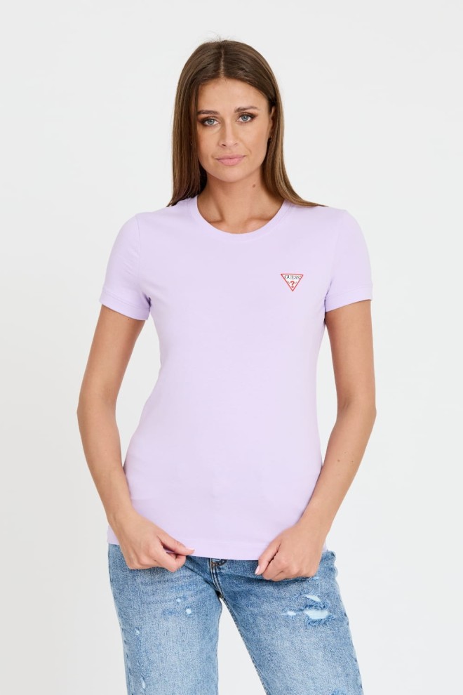 GUESS Lavender Mini Triangle Tee