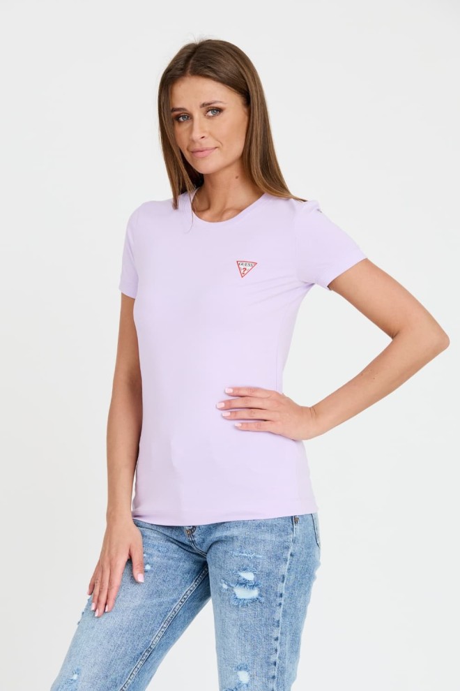 GUESS Lavender Mini Triangle Tee