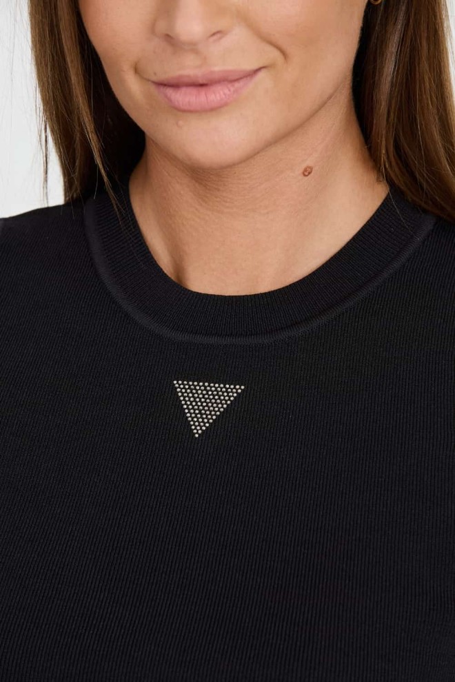 GUESS Tricou Alexia negru pentru femei