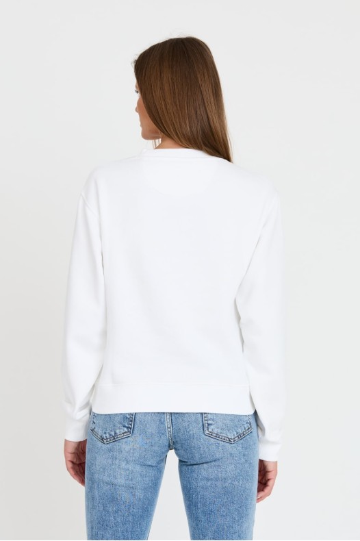 GUESS White sweatshirt with...