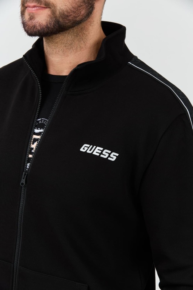 Світшот GUESS Black Mickey на блискавці