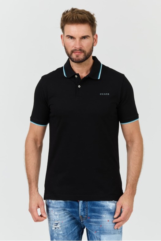 GUESS Black Lyle polo