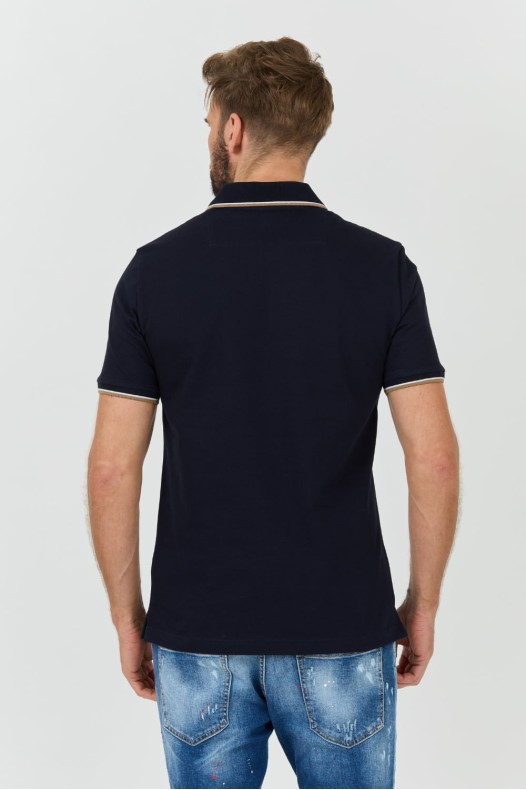 GUESS Navy blue Lyle polo