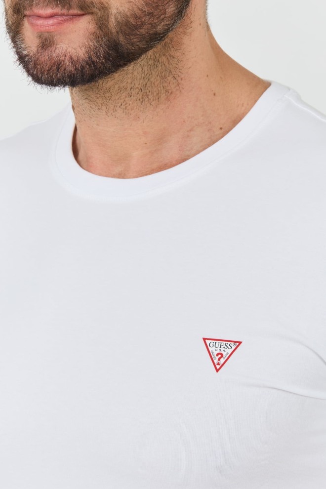 GUESS White Core Tee Str pentru bărbați