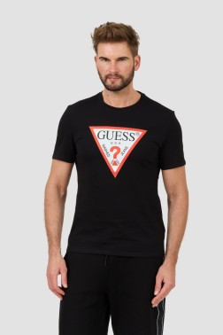 GUESS Czarny t-shirt z...