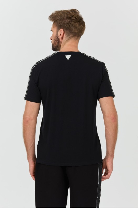 GUESS Tricou negru Arlo Cn...