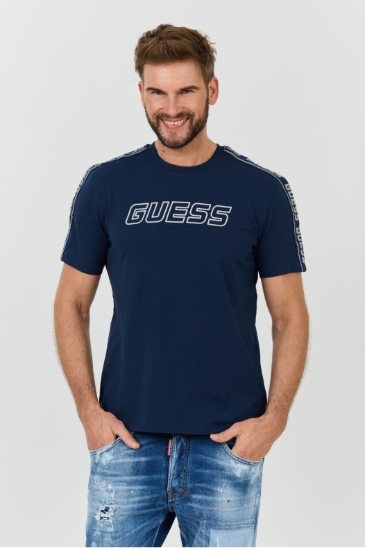 Футболка GUESS темно-синя...