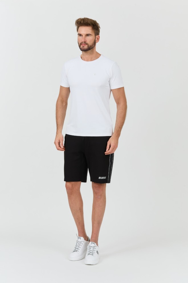 GUESS Alb bărbați New Tech Str T-shirt