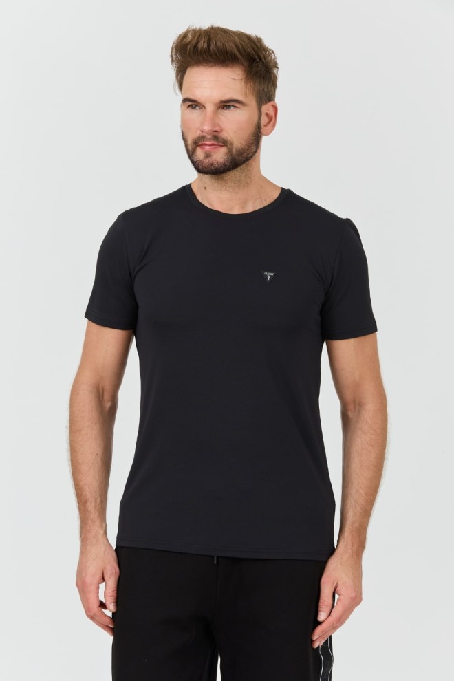 GUESS Black New Tech Str T Shirt