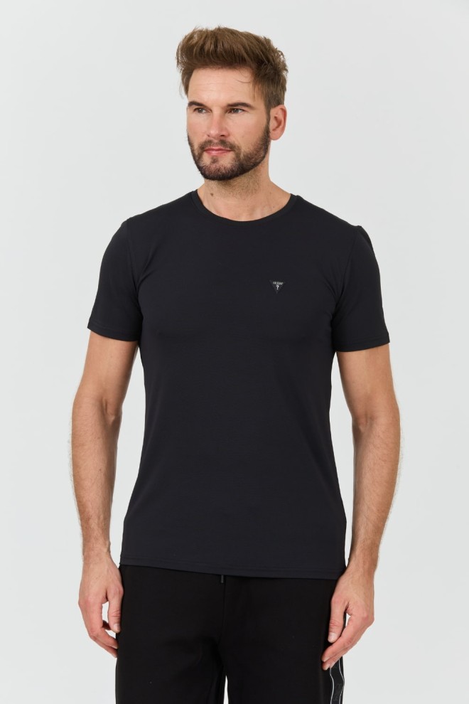GUESS Negru bărbați New Tech Str T-shirt