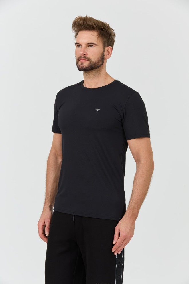 GUESS Black New Tech Str T Shirt