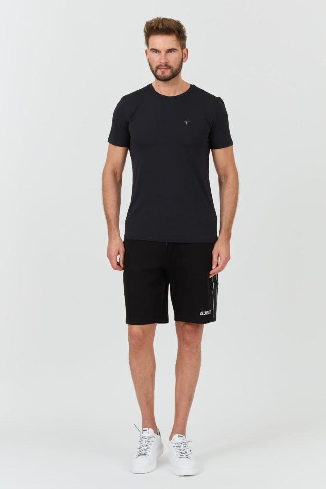 GUESS Negru bărbați New Tech Str T-shirt