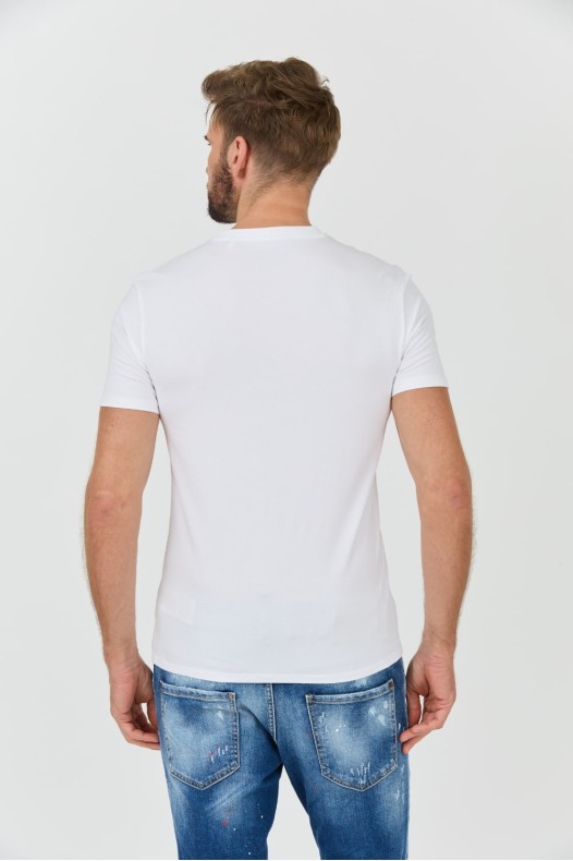GUESS White Core Tee Str