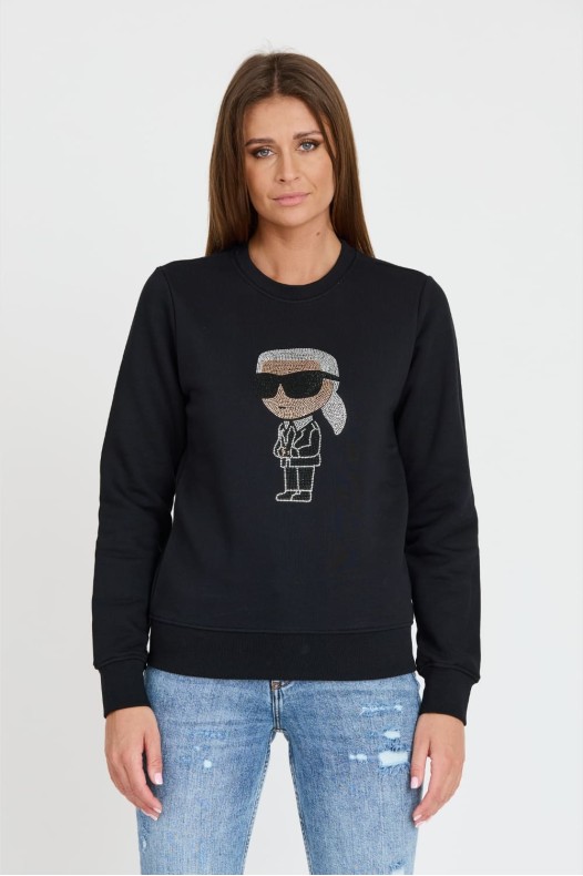 KARL LAGERFELD Czarna bluza...