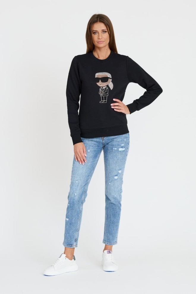 KARL LAGERFELD Black Iconic 2.0 sweatshirt