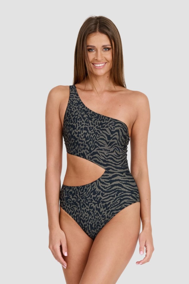KARL LAGERFELD Costum de baie one-piece pentru femei, verde măsliniu Karl Dna One