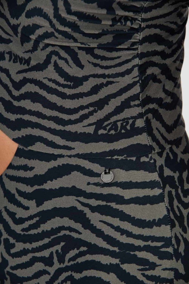 KARL LAGERFELD Costum de baie one-piece pentru femei, verde măsliniu Karl Dna One