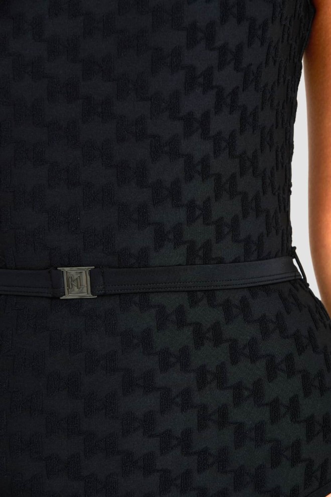 KARL LAGERFELD Costum de baie monobloc Kl Monogram negru pentru femei