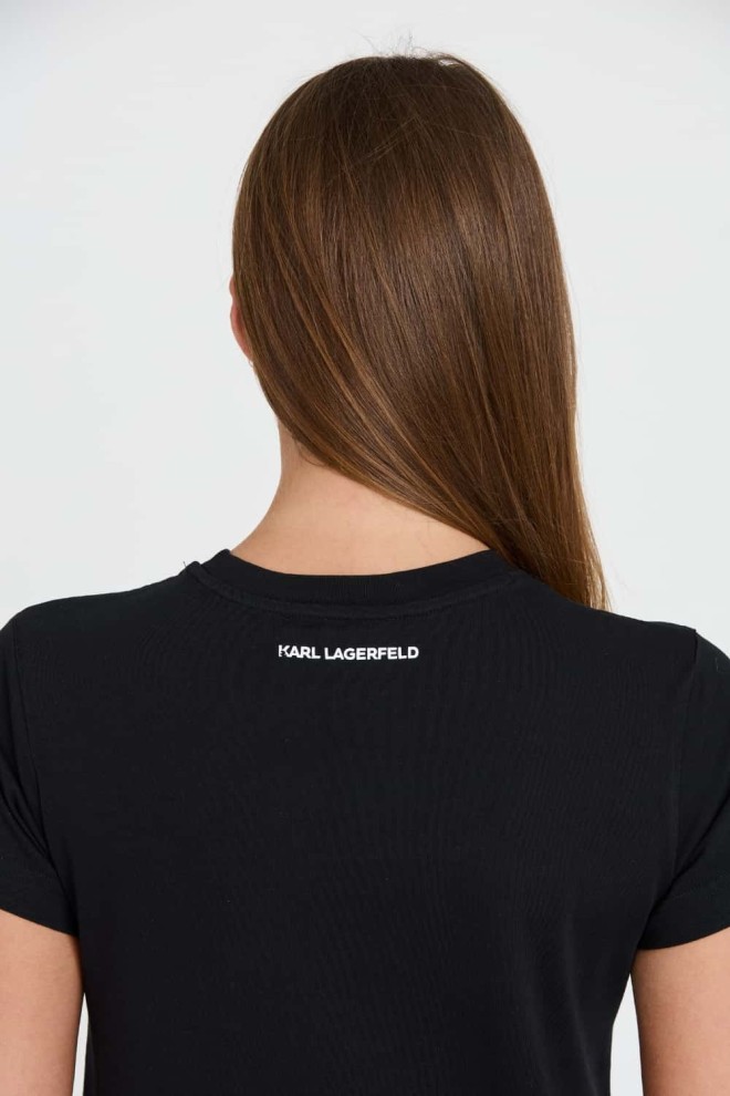 KARL LAGERFELD Black Iconic 2.0 t-shirt