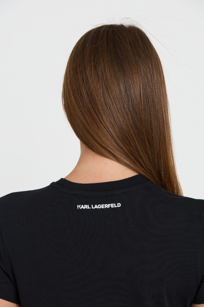 KARL LAGERFELD Black Iconic 2.0 t-shirt