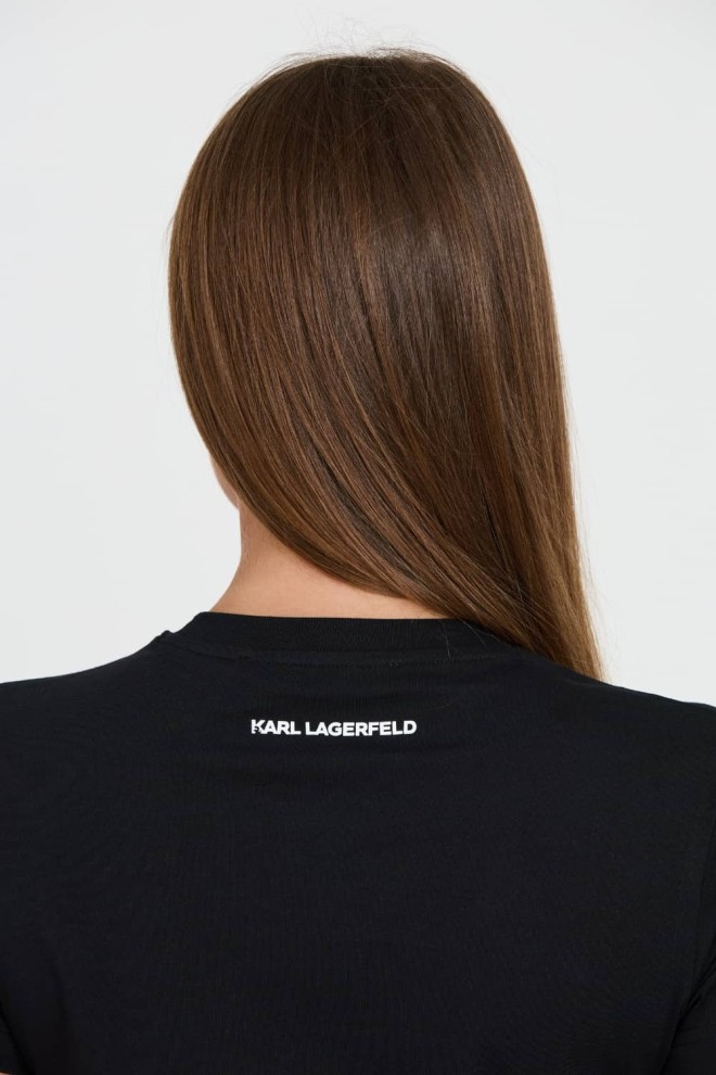 KARL LAGERFELD Black Iconic 2.0 t-shirt