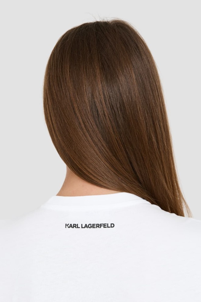 KARL LAGERFELD White Iconic 2.0 t-shirt