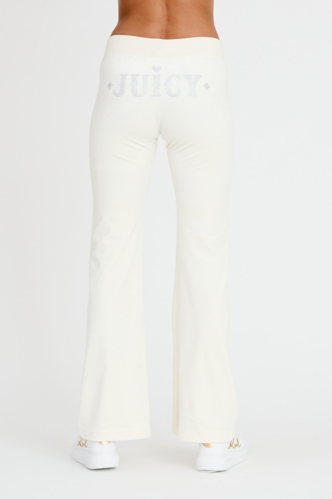 JUICY COUTURE Spodnie ecru Rodeo Layla Pant